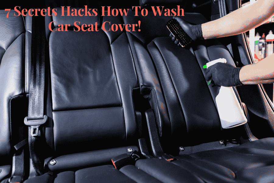 how to wash car seat covers